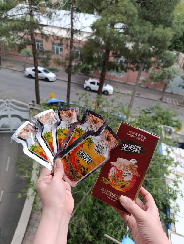ساشه رنگ مو گیاهی